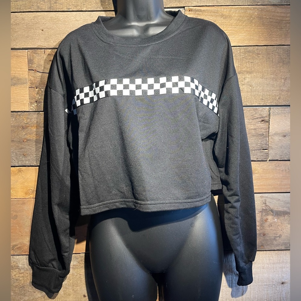 Checkered Crop Top